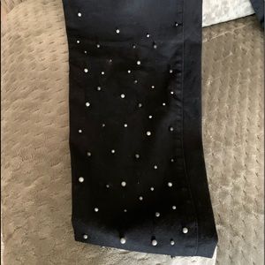 STYLE&CO CURVY FIT SKINNY LEG EMBELLISHED JEAN